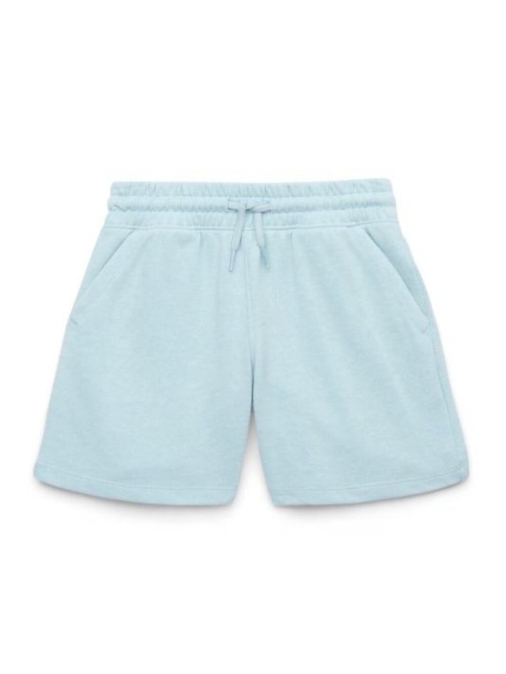 Wonder Nation Boys Knit Shorts Elastic Waist Pockets Light Blue Size XL
